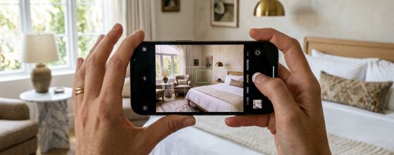 Minh họa: Hướng Dẫn Chụp Ảnh Khách Sạn Bằng Điện Thoại Đẹp Như Chuyên Gia
