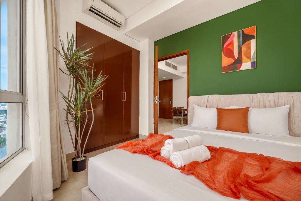 Dịch vụ chụp ảnh kiến trúc - retro green apartment da nang chup anh can ho chuyen nghiep green landscape 1 | Hà Phong Visuals Đà Nẵng