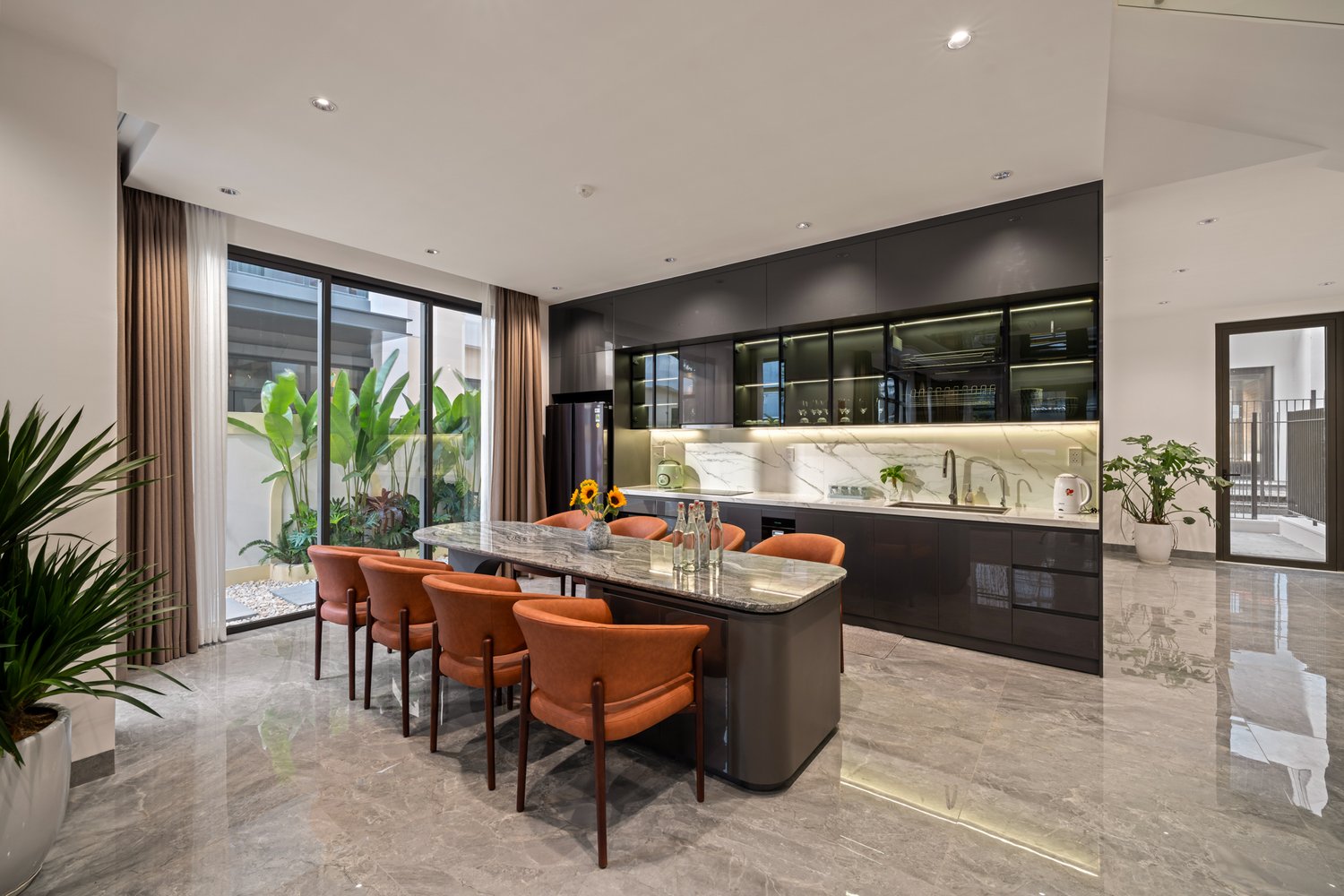 Góc chụp phòng ngủ villa 45 độ chuyên nghiệp