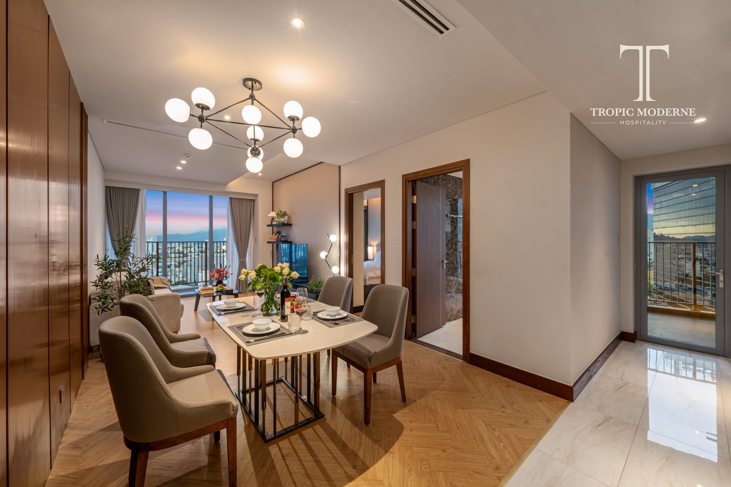 Case Study Nhiếp Ảnh Kiến Trúc: Bắt Trọn Hoàng Hôn Vịnh Biển Tại Căn Hộ Wyndham Soleil Đà Nẵng