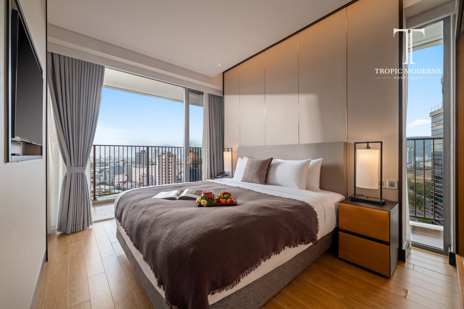 Case Study Nhiếp Ảnh Kiến Trúc: Bắt Trọn Hoàng Hôn Vịnh Biển Tại Căn Hộ Wyndham Soleil Đà Nẵng
