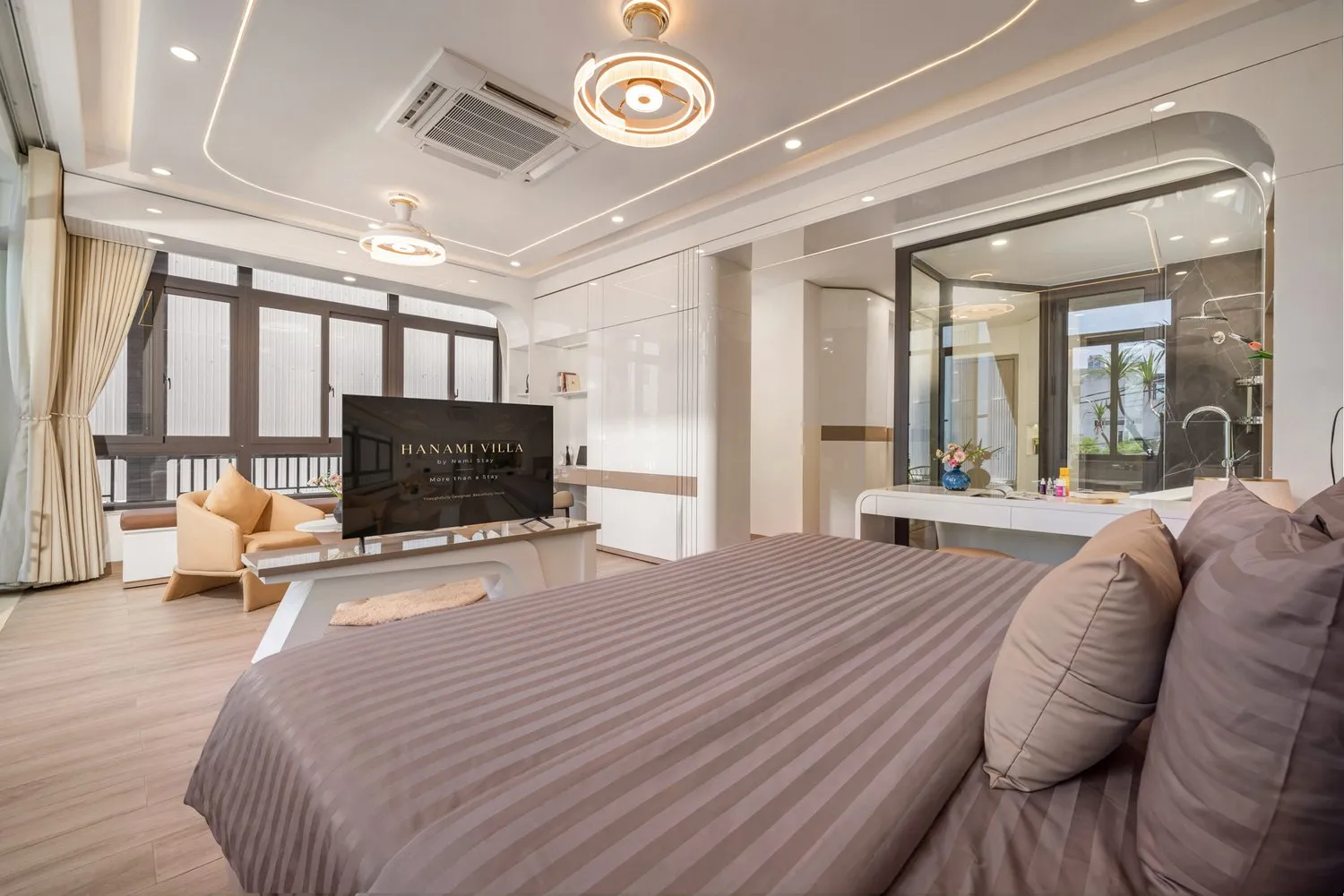 Case Study Nhiếp Ảnh Kiến Trúc: Nghệ Thuật Đường Cong Và Ánh Sáng Hoàng Hôn Tại Hanami Villa Đà Nẵng
