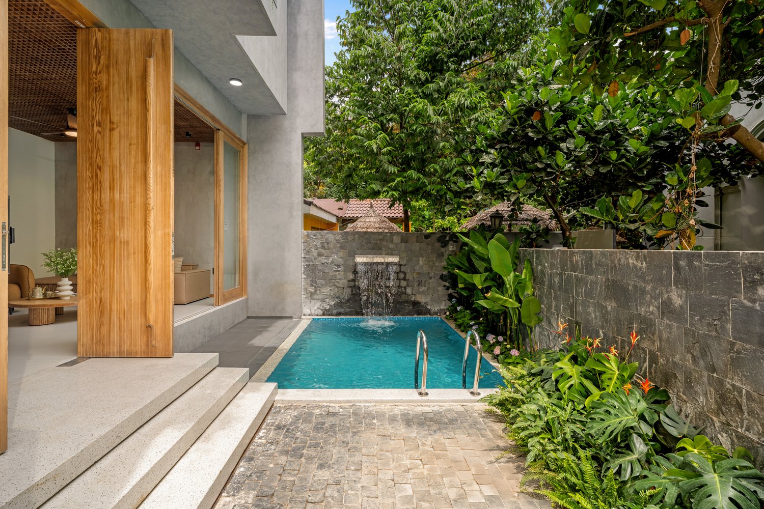 Giải Pháp Thiết Kế Biệt Thự Phố Nhiệt Đới Huy Villa 1 Đà Nẵng – Nghệ Thuật Đưa Thiên Nhiên Vào Từng Nhịp Thở Không Gian